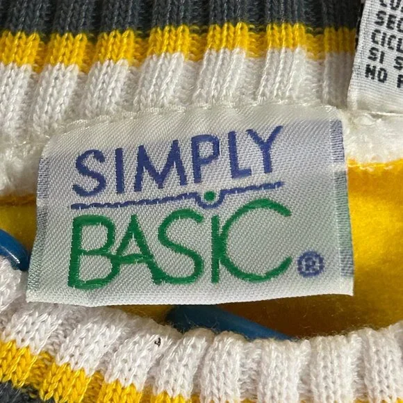Simply Basic Yellow Baby Fleece Crewneck Top NWT Size 18 Months - Picture 6 of 10